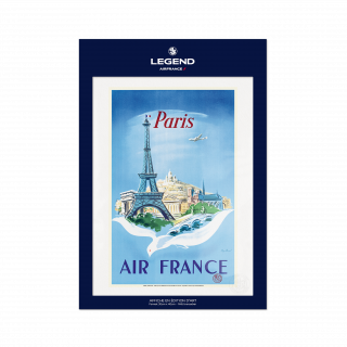 コレクション Air France Poster, Roger de Valerio ≥ Roger de VALERIO - Paris-Londres en 1h30. Le Confort qui va