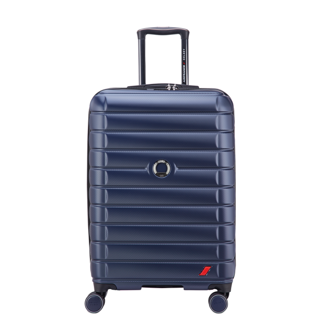 Valise rigide extensible Air France x Delsey Elegance 66 cm bleu