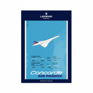 Affiche ancienne originale Air France Amérique du Sud BOUCHER 1950