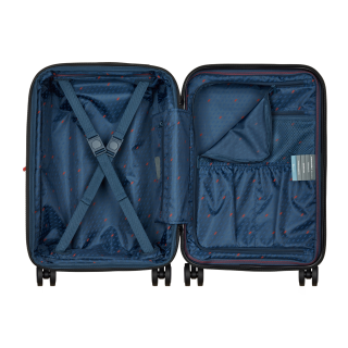 Valise cabine rigide Air France x Delsey Elegance 55 cm bleu marine