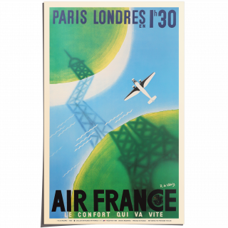 Air France Poster, Roger de Valerio