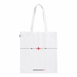 Tote bag Air France collection Tricolore coloris blanc