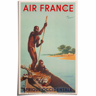 AFRIQUE OCCIDENTALE FRANÇAISE ポスター original-vintage-poster-air-