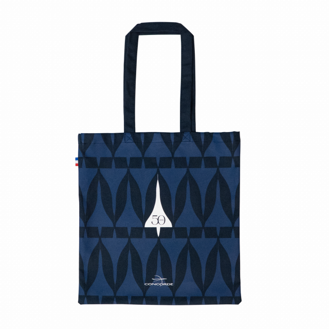 AIRFRANCE トラベルバッグ　NAVY Vintage 70's Air France Cabin Travel Handbag Navy Blue and White